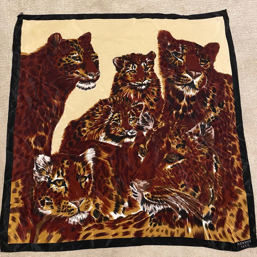Hermes Paris Silk Scarf